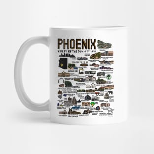 Phoenix Map Mug